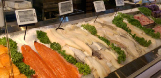 Flake Ice for Merchandise Display