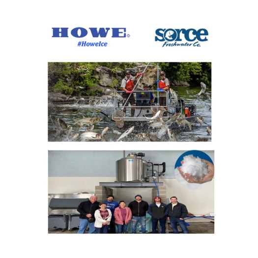 Howe Partners with Sorce Freshwater Co. to Provide Industrial Flake Ice Machines that Help with Invasive Asian Carp Control